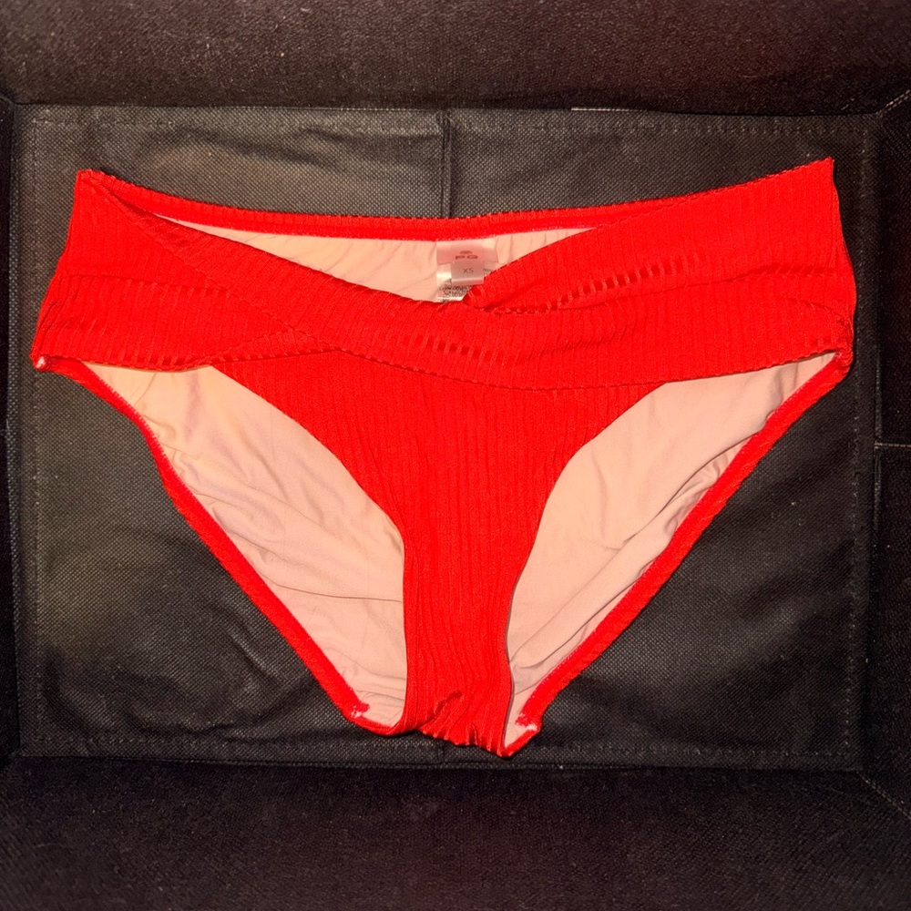 PQ Swim Red Bikini Bottom